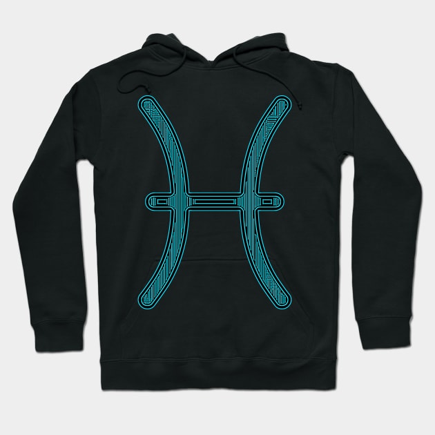 Pisces Sign Hoodie by Zodiac Syndicate